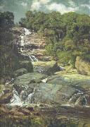 Nicolas-Antoine Taunay Small Cascade in Tijuca France oil painting artist